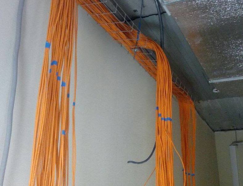 Прокладка оптического кабеля внутри зданий