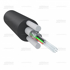 Оптический самонесущий кабель, 8 волокон, 1кН, диэлектрический FPR, CO-FTTHR8-1