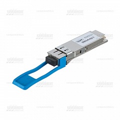 40GBASE ZR4 LWDM QSFP+ Dual LC модуль, 40Гбит/с, 1270-1330нм, 80км, QTRSF13e-80-40gLC-3c 