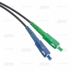 Оптическая кабельная сборка SC/APC-SC/UPC SM 80м на кабеле CO-FTTHS1-1