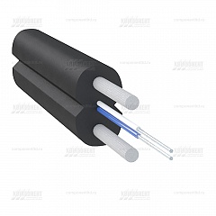 Оптический дроп кабель, 2 волокна G657, 0.25кН, диэлектрический FRP, CO-FTTH2-1