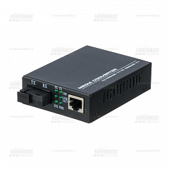 Медиаконвертер WDM 10/100 20км 1310нм SC c функцией LFP, MCSS2-10/100-1310-SC-20 DIP