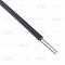 Оптический дроп кабель для подвеса, 1 волокно G652, 1.2кН, диэлектрический FRP и трос 1.2мм, CO-FTTHTS1-1
