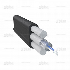 ИК/Д2-Т-А2-0.8 - Оптический подвесной кабель для уличной прокладки, 2 волокна, 0.8кН﻿﻿